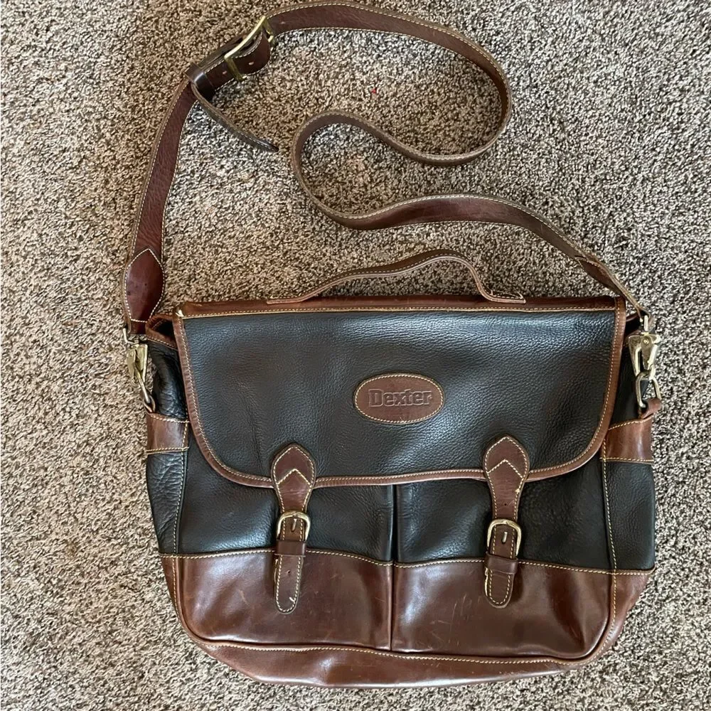 Dexter Leather Messenger Bag